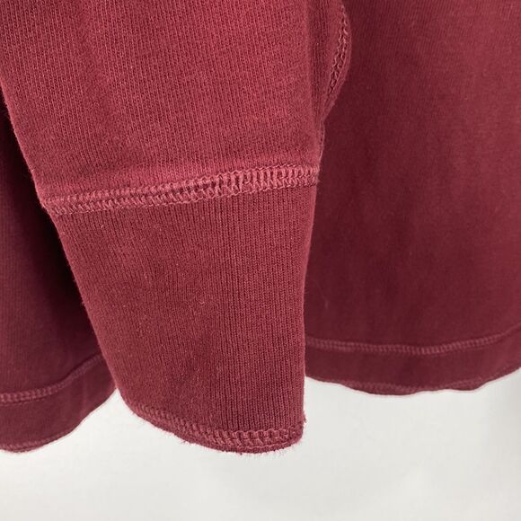 ❤️Last Chance Abercrombie & Fitch 100% cotton Maroon Henley Shirt size XL - Picture 3 of 10